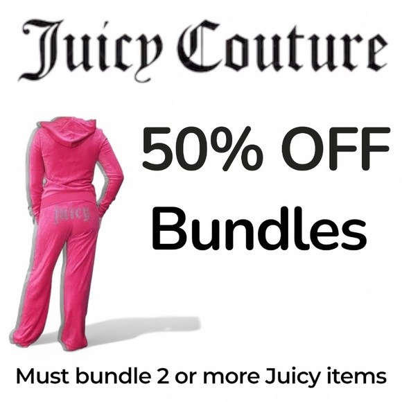 50% OFF ALL JUICY COUTURE BUNDLES OF TWO OR MORE! Discounted shipping over $40 - Picture 1 of 3